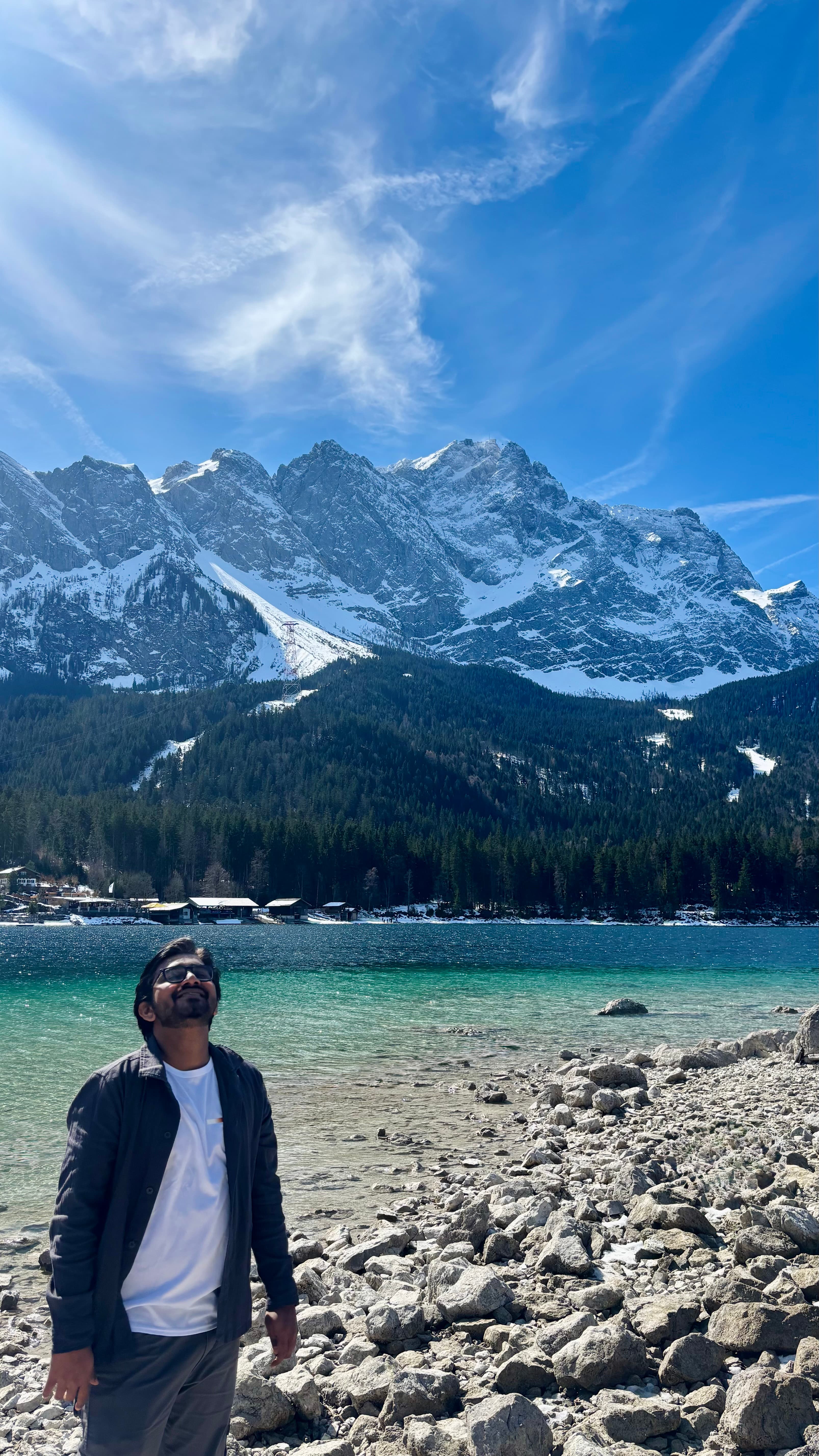 At a mountain lake