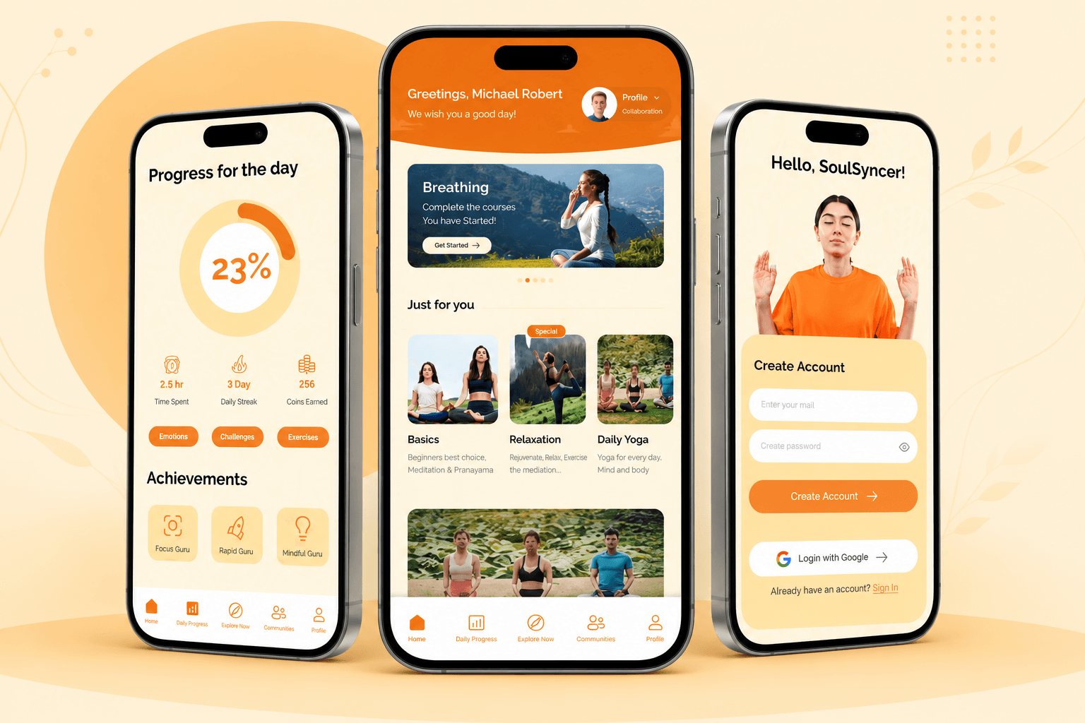 Soul-Sync wellness app