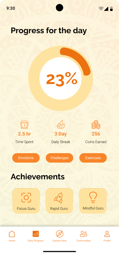 Progress tracker